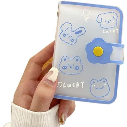 Klar kredit ID-kortholder etui lommekort pung blå