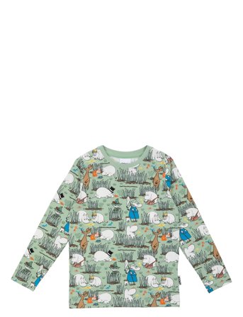 Insekter Tröja Tops T-shirts Long-sleeved T-Skjorte Green MUMIN