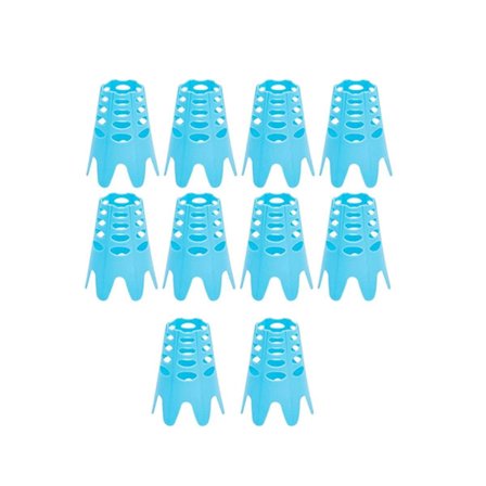 10 stk. Golfmåtte-tees, golfsimulator-tees, øvelse til driving range, hjem til golf, blå L