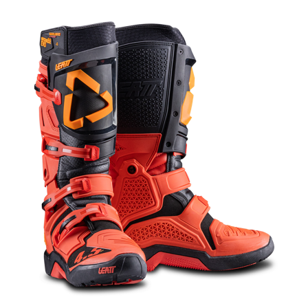 Stivali Cross Leatt 4.5 HydraDri Rosso bruciato 44,5