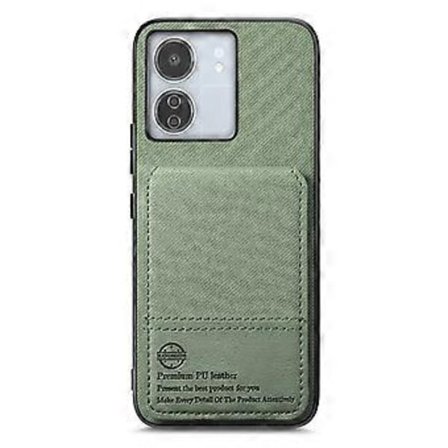 Til Xiaomi Redmi 13C 4G Etui Stoftekstur Læder+PC+TPU RFID-blokerende Telefoncover med Kortholder