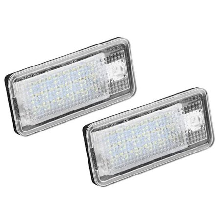 2kpl Auton LED-rekisterikilven valo Lpl0114 Audi A3 S3 A4 S4 B6 B7 A6 C6 S6 -malleihin