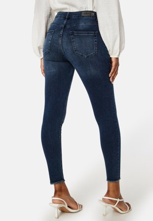 ONLY Onlblush Mid SK Ankle Denim Blue Black Denim Klær