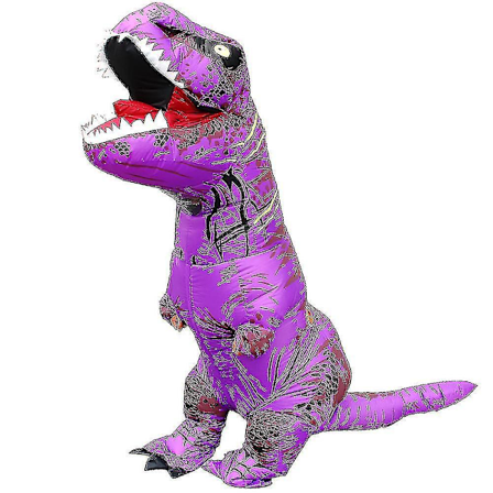 Barn & Voksen Dinosaur Oppustelige Cosplay Kostumer T-rex Anime Tegneserie Festkjole Kostumer Halloween Kostume