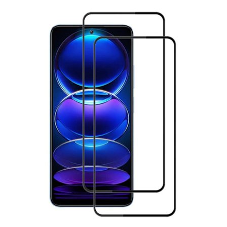 Xiaomi Redmi Note 12 Pro Amorus Heltäckande Härdat Glas 2-pack