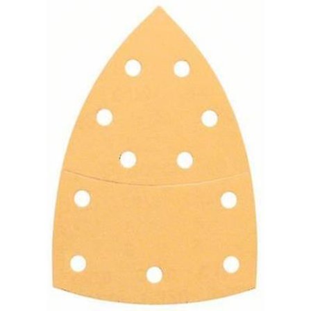 Bosch Accessories 2608607405 Monikäyttöinen hiekkapaperi Tarranauhakiinnityksellä, rei'itetty karkeus 180 (l X L) 102 mm X 62,93 mm 10 kpl