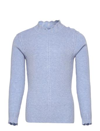 Konbreena L/S Highneck Pullover Cp Knt Villapaita Sininen Kids Only