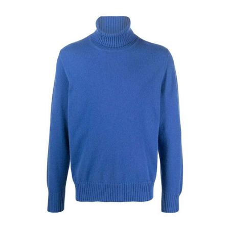 Malo, Malo Sweaters Blue Blauw, Heren, Maat:L