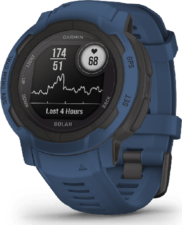 Garmin Instinct 2 Solar fitness watches Blue OneSize