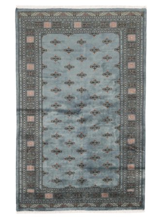 167X259 Tappeto Pakistan Bukara 3Ply Orientale Grigio Scuro/Nero (Lana, Pakistan) Carpetvista