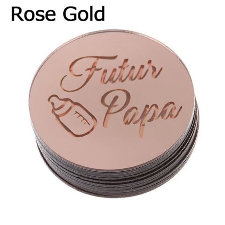 10 Stk Cake Top Flag Cupcake Topper ROSE GULD