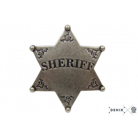 6 point sheriff star badge - replica
