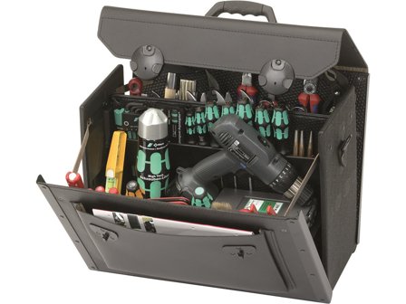 Parat 18000581 Verktygsväska 450x190x340 mm, läder, Garageinredning & förvaring