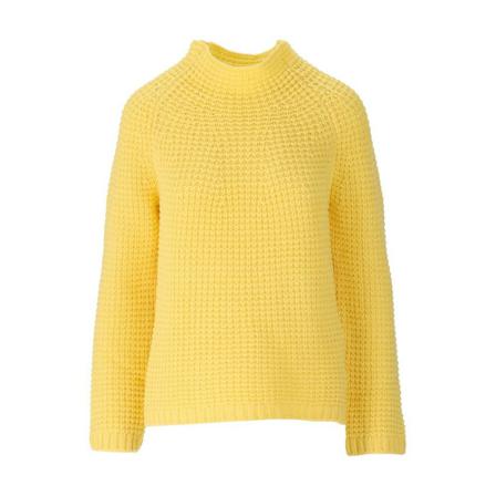 Max Mara Weekend Strik Gul, Dame Rullekraver