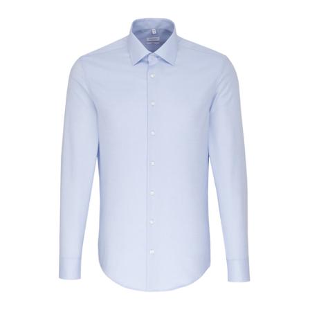 Seidensticker Business Shirt Slim , Blauw , Heren , Maat: XL