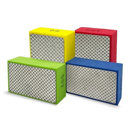 4 stk. Diamant Håndpoleringspuder, Diamantslibepuder_jar