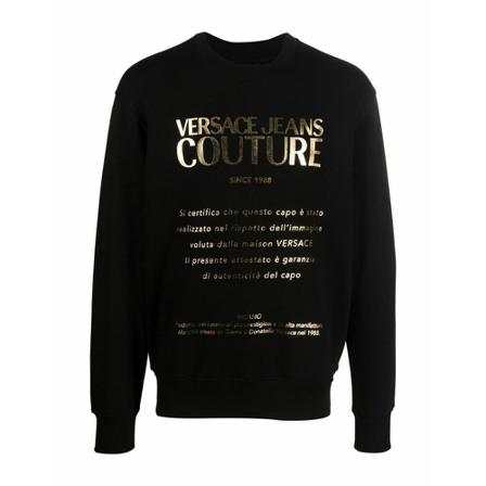 Versace Jeans Couture, Sweatshirts Zwart, Heren, Maat:M