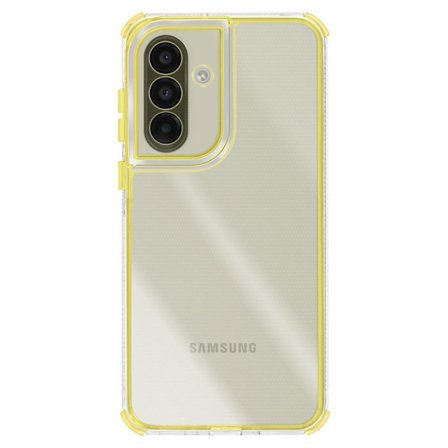 Cover til Galaxy A36 Forstærket Bi-Materiale Tekstureret Antiskrid Gul