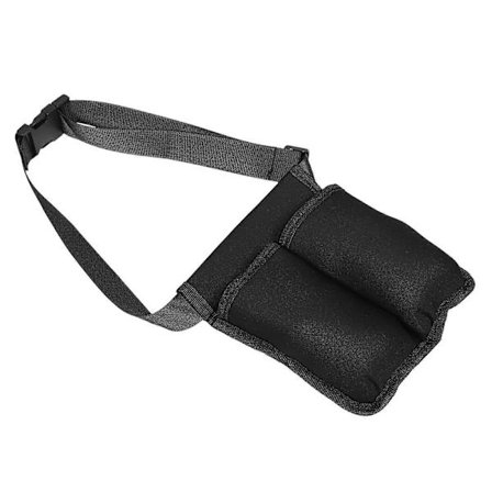 Taljeholder til 2 flasker Æterisk olie Opbevaringspose til massage Massageolie Organizer Justerbar massagelotion Bælte til spa salon brug[D]