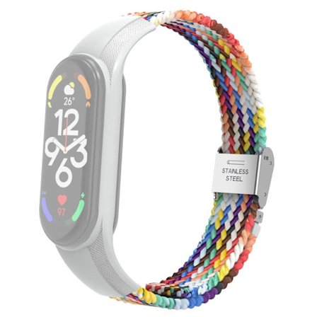 Xiaomi Mi Band 7 klockarmband i nylon - Färgstark