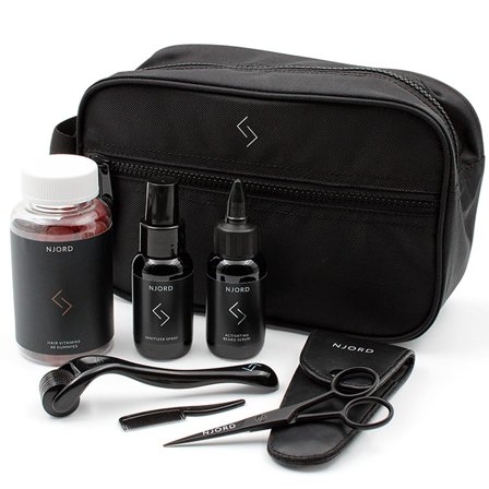 Njord Beard Growth Kit, Mænd, Skægpleje, Skægplejesæt