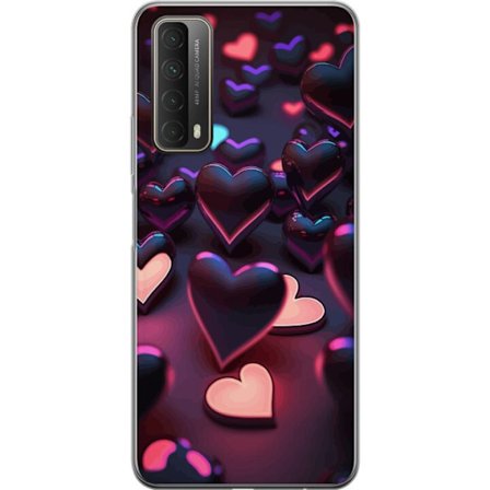 Kompatibel Mobilcover til Huawei Huawei P smart 2021 Midnatshjerter