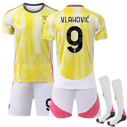 Juventus FC Udebanesæt til Voksne 2024-2025 Nr. 9 Vlahović