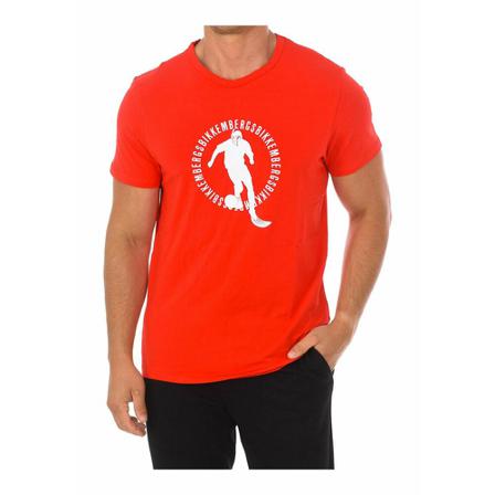 Bikkembergs, T-shirt Rood, Heren, Maat:L