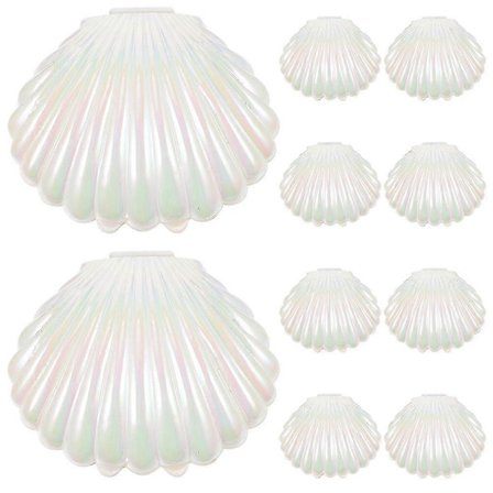 30 stk. Havsnegle Slikæsker Skalskaller Festfavoritbeholdere Mini Havsnegl Opbevaringsetui Smykkeskrin