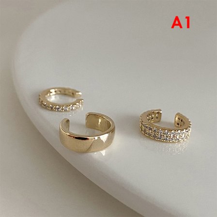 Delikate Zircon e Clip Øreringe Kvinde Spænde Ear Cuff