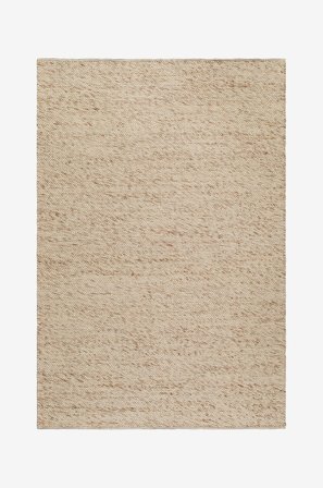 KM Home - Ullteppe Skagen - Beige - Ulltepper - 140X200 - Fra Homeroom