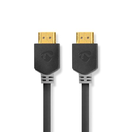High Speed ​​HDMI kabel med Ethernet | HDMI Stik | HDMI Stik | 4K@60Hz | ARC | 18 Gbps | 7.50 m | Runde | PVC | Antracit | Box
