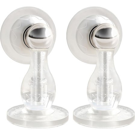 Magnetisk dørstopper, dørstoppere for vegg, silikon dørholder holder dør åpen, ingen boring magnetisk dørstopper med klebebånd (2-pakning, 