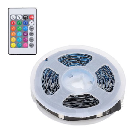 WiFi RGB Strip Lys Multifunksjon APP Kontroll Dimbar 5050 Smart LED Lysstripe for Hjemmefest KTV 5m