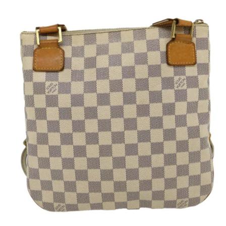 Louis Vuitton Vintage, White Canvas Louis Vuitton Bosphore Wit, Dames, Maat:ONE Size
