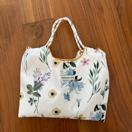 Blomster skuldertaske Broken Flower Cloth Bag S2 2