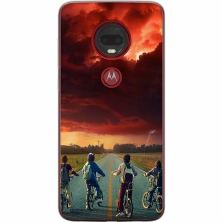 Motorola Moto G7 Plus Genomskinligt Skal Stranger Things
