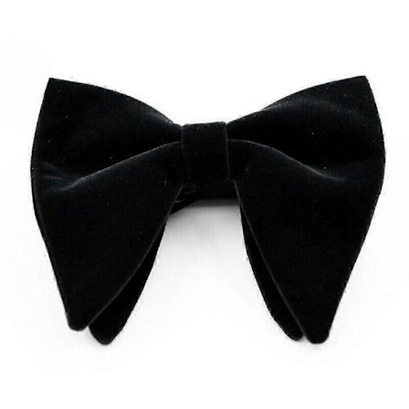 High Quality Large Bow Tie for Men Oversized Velvet Bowtie with Adjustable Clasp Perfect for Weddings and Party Occasions