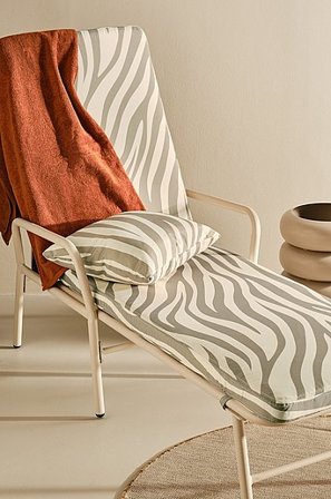 Jotex - Madrass Khaki zebra MENTON - Köp Stolsdynor & sittkuddar hos Jotex