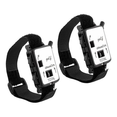 2 stk. Golf-scoreteller, håndleddsteller for minigolf-slag med armbånd