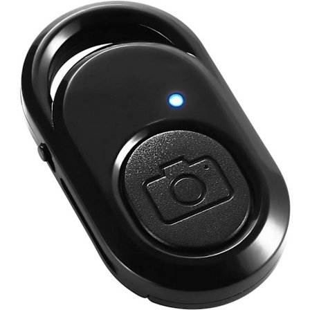 Bluetooth-kaukosäädin, kameran laukaisin Bluetooth-yhteydellä, yhteensopiva iPhone/Samsung/Huawei/BLU/Motorola -puhelimien kanssa (iOS ja Android)