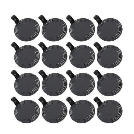 100 kpl Pyöreä Mousse Pohjalevy Kakku Alustat Kakku Tarjotin Jälkiruokalauta Syntymäpäivä Häät - 7,5x7,5cm - Musta