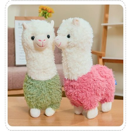 Lama Gosedjur Söt Lama Plysch Alpaca Leksak 30 cm för Flickor Pojkar 2 Stycken (Alpaca)