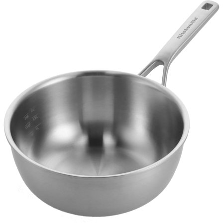 Kitchenaid Multiply kasserolle 3,7 liter - Sølv | KitchenOne