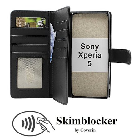 Skimblocker Sony Xperia 5 (J9210) XL Plånboksfodral