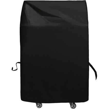 Grilldæksel 30 tommer, Vandtæt BBQ Dæksel til To-brænder Lille Lodret Ryger, Letvægts Nemt På/Af, Støvsikkert UV-R