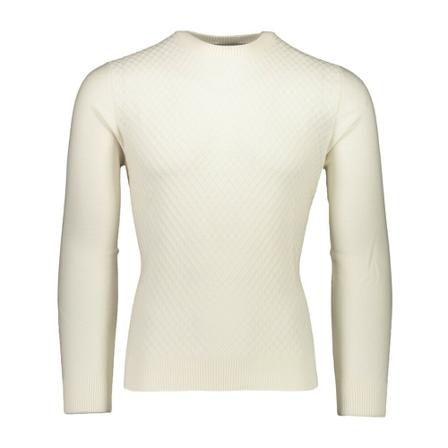 Gran Sasso, Jersey Wit, Heren, Maat:S,wol