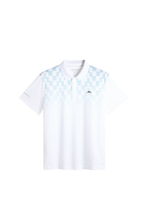 J.Lindeberg - Finn Print Polo - Golf - White - Men - L