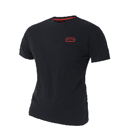 SBD Apparel Classic T-Shirt - Men's, Black w/Red