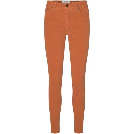 Pieszak PD-Poline cropped jeans baby cord orange, Dam, Dam, Storlek: W29 L30